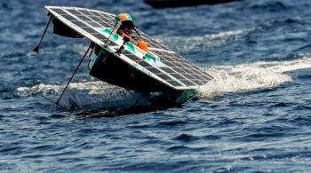 solar class green boat